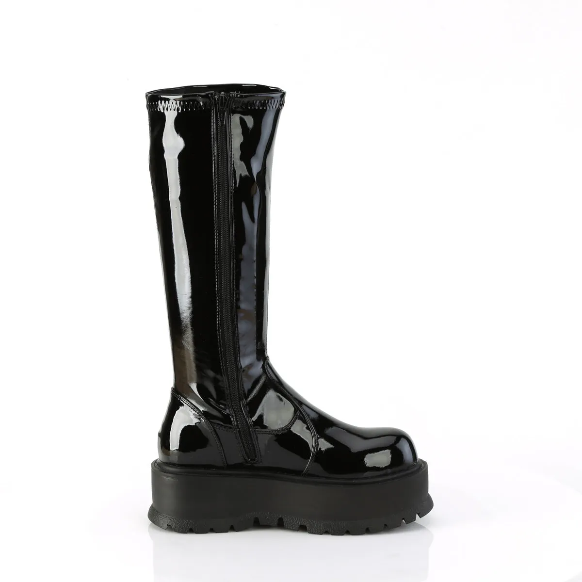 2 Inch Platform SLACKER-200 Black Patent