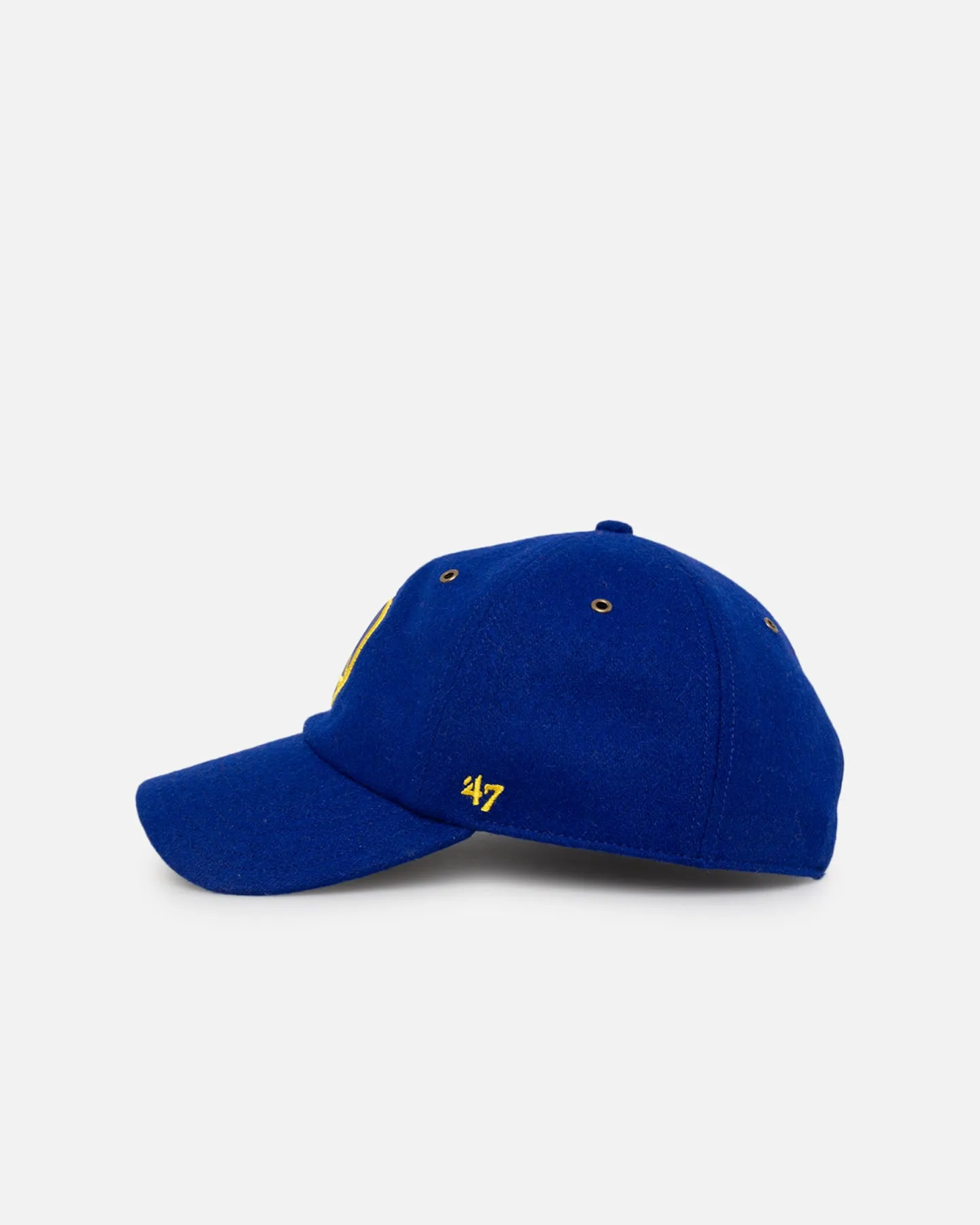 47 Brand Golden State Warriors Wooly Clean Up Strapback Royal