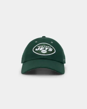 47 Brand New York Jets Wooly '47 Clean Up Strapback Dark Green