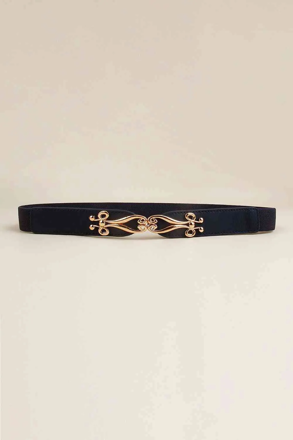 Alloy Buckle Elastic Belt