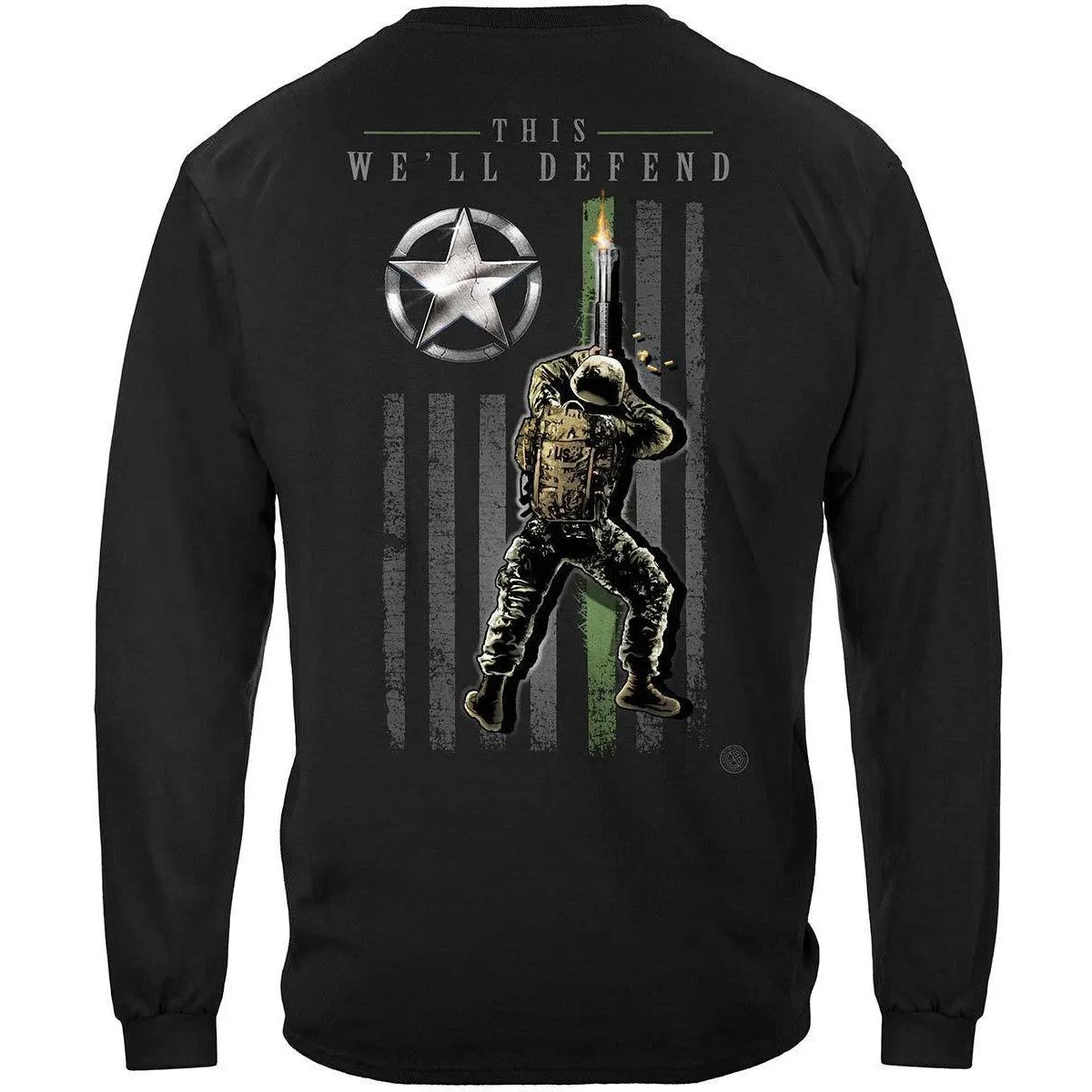 Army Patriotic Flag Premium T-Shirt