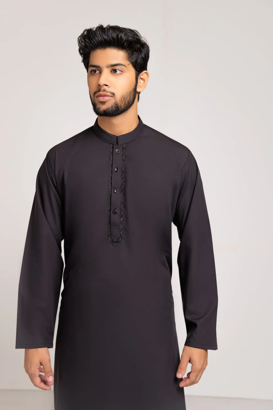 BLACK-BLENDED-KURTA SHALWAR (KSRS23-034)