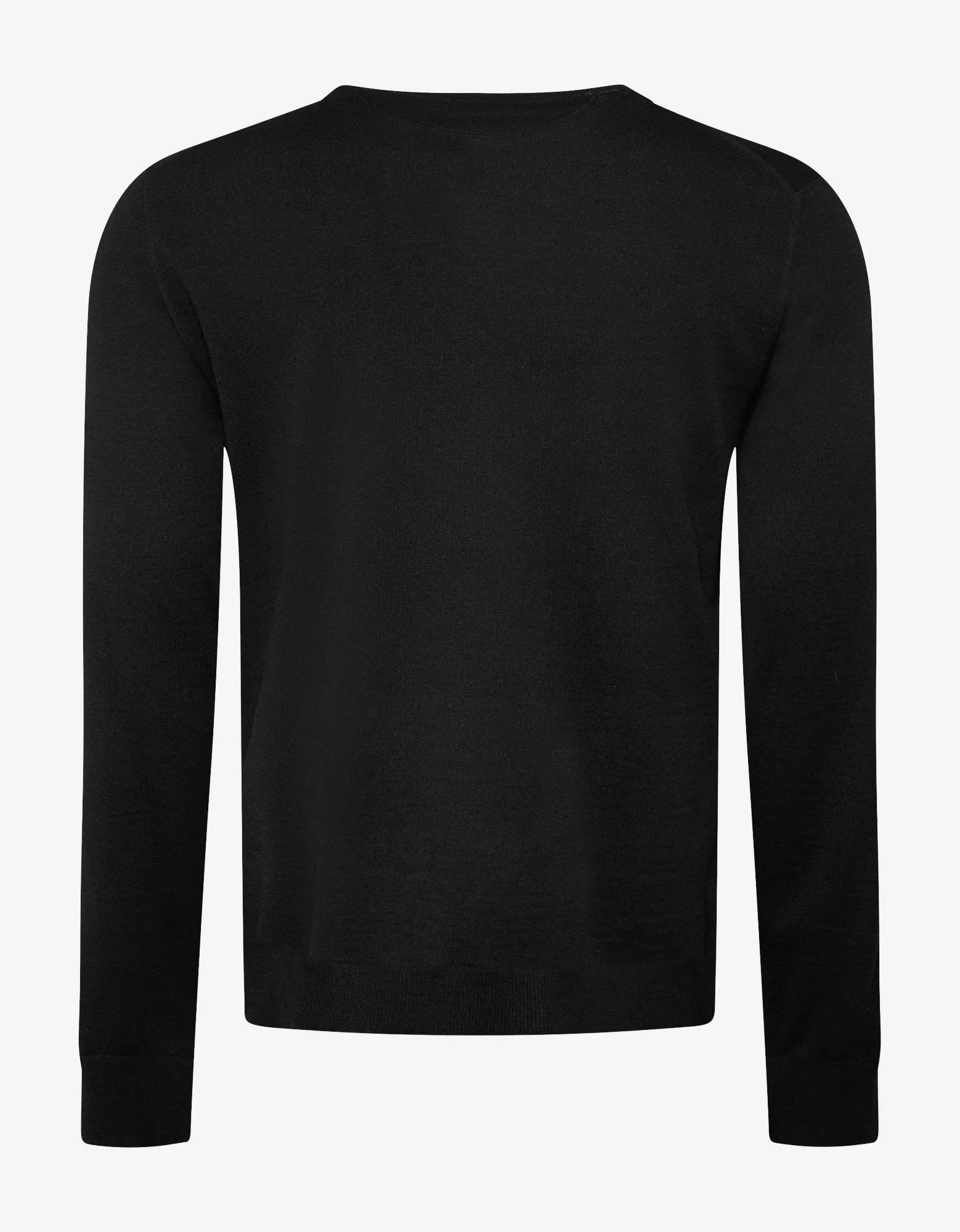 Black VLTN Logo Wool Sweater -