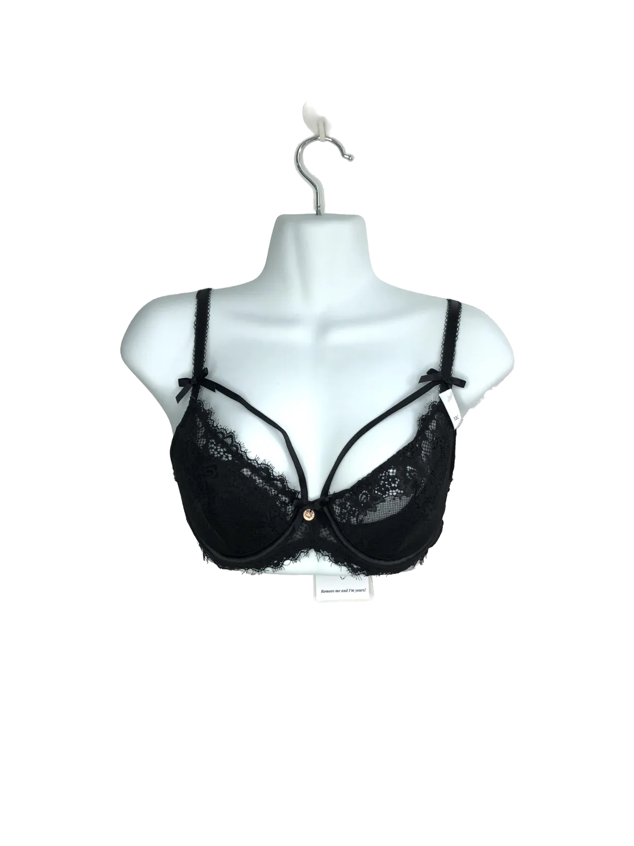 boux avenue Black Yonina Balconette Bra UK 32C