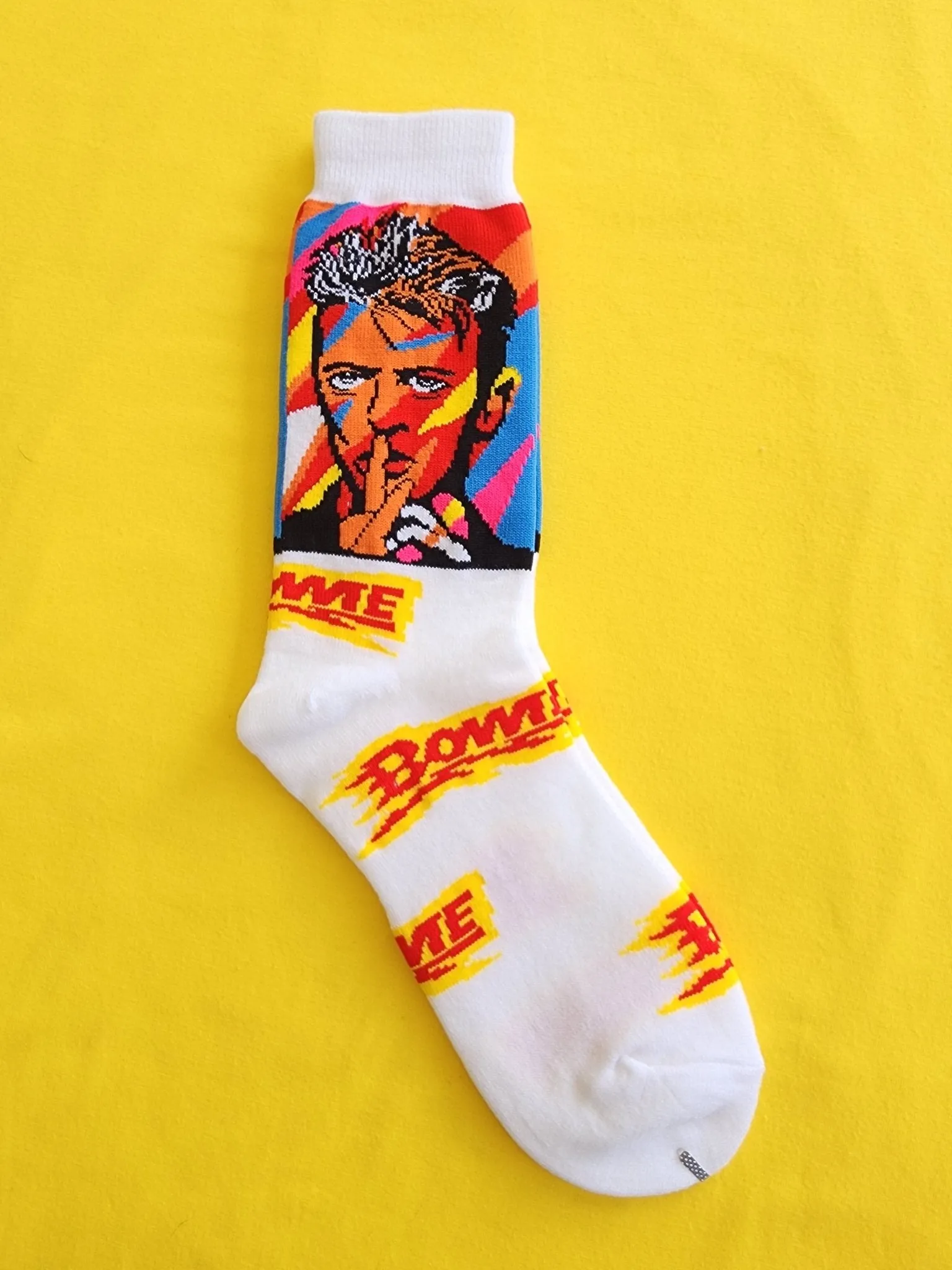 Bowie White Socks