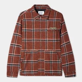 Butter Goods - Dougie Plaid Overshirt - Rust / Black / White