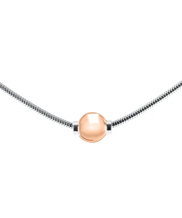 Cape Cod Two Tone Sterling Silver & Rose Gold Necklace