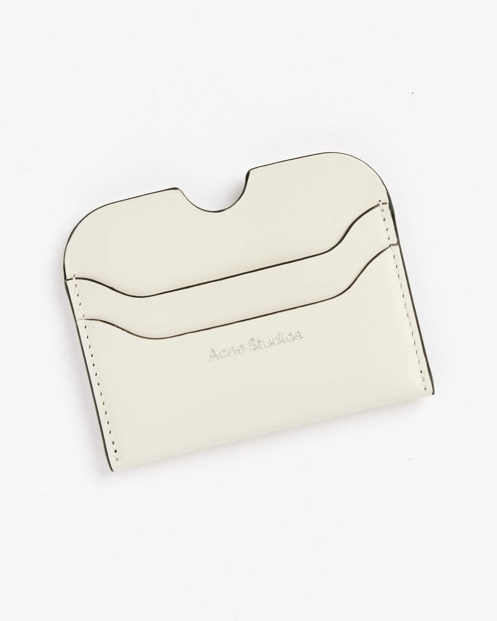 Card Holder in White/Black