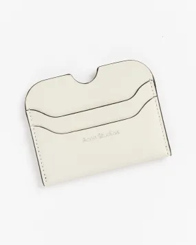 Card Holder in White/Black