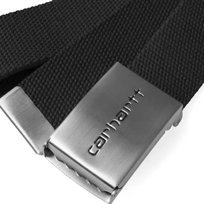 Carhartt WIP Clip Belt Chrome Black