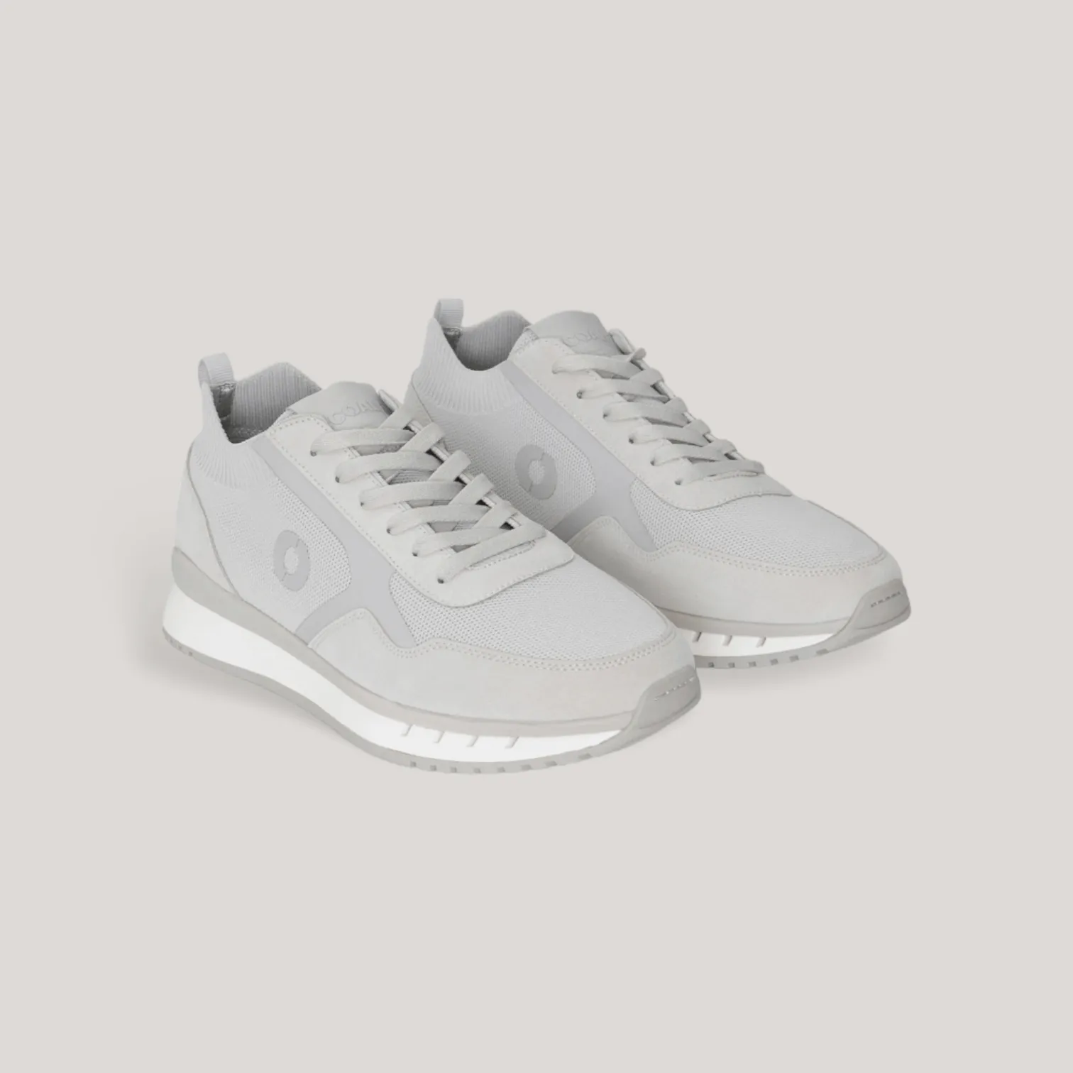 Cervino Knitted Trainers - Light Grey | Men's