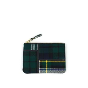 COMME des GARÇONS Wallet Tartan Patchwork Wallet - Green