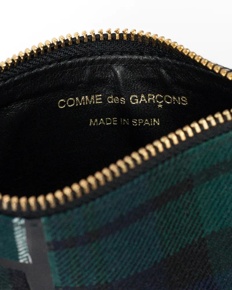 COMME des GARÇONS Wallet Tartan Patchwork Wallet - Green