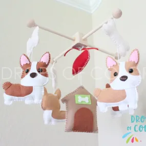 Corgi Baby Mobile