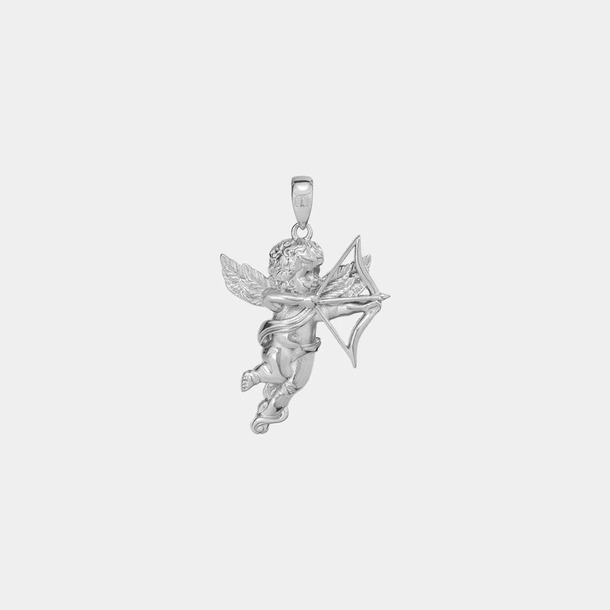 Cupid Pendant - White Gold