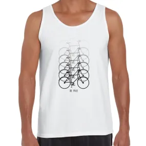 Cycling Evolution Gradient Funny Cyclist Bike Bicycle Racer Road Unisex Tank Top