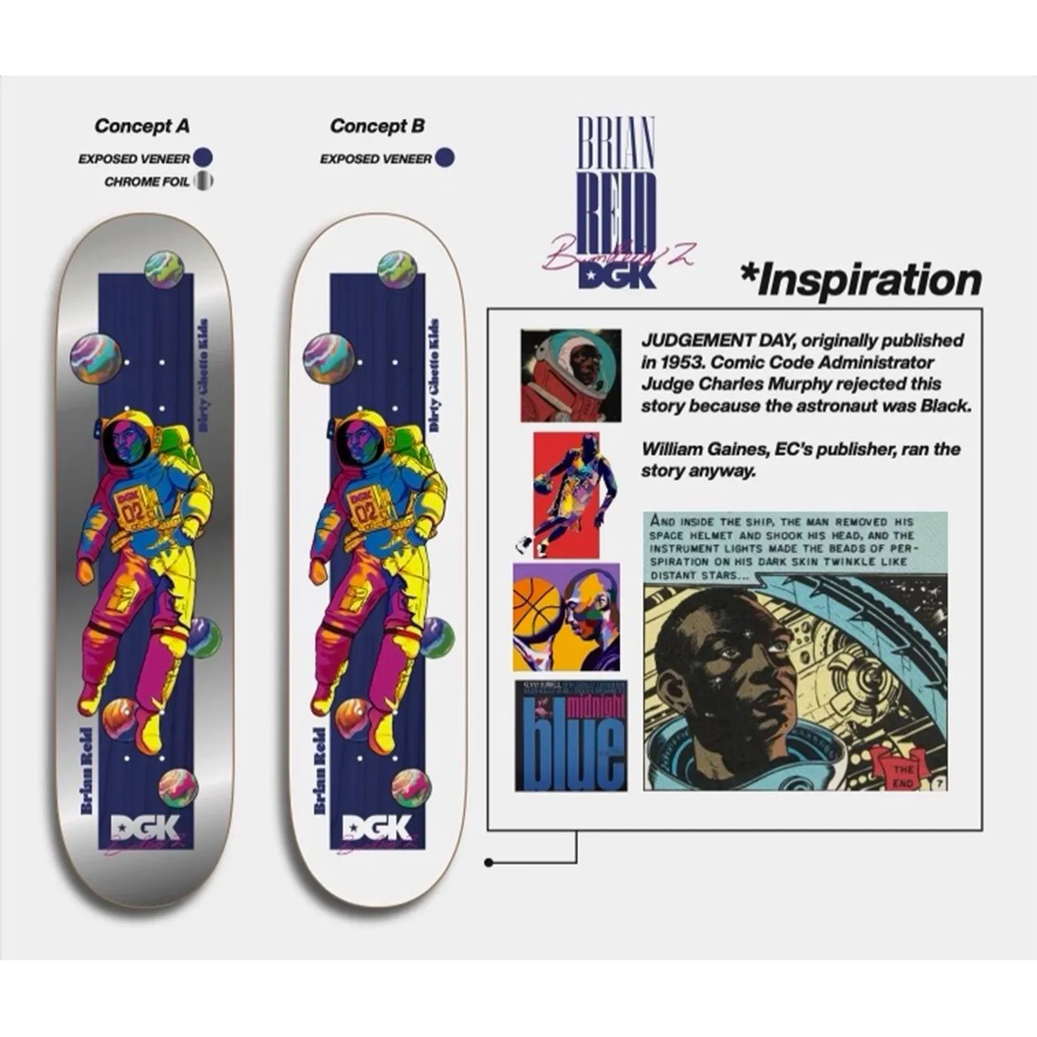 DGK Intergalactic Brian Reid Deck V2 8.25