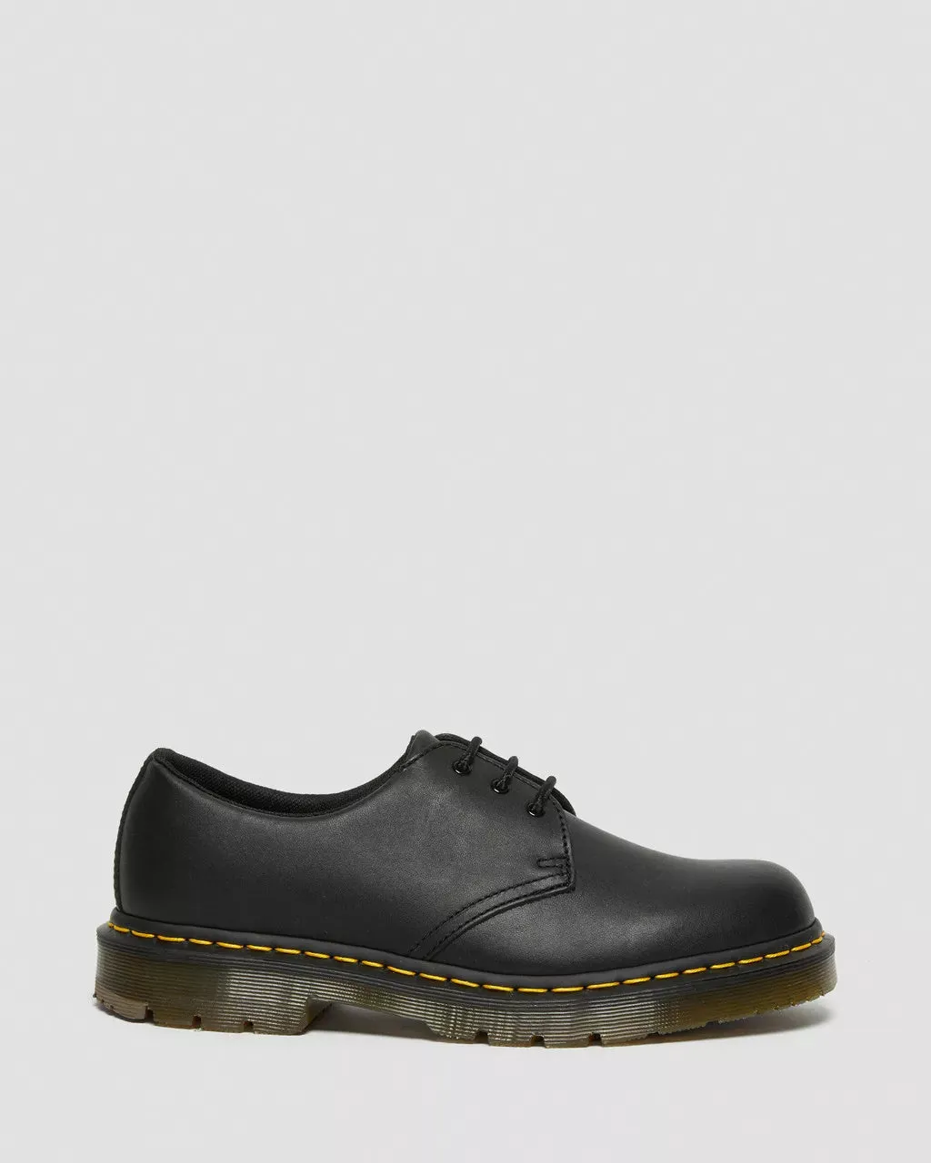 Doc Martens UNISEX 1461 SLIP RESISTANT LEATHER OXFORD SHOES (BLACK INDUSTRIAL FULL GRAIN)