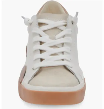 Dolce Vita Zina Sneakers in White and Tan