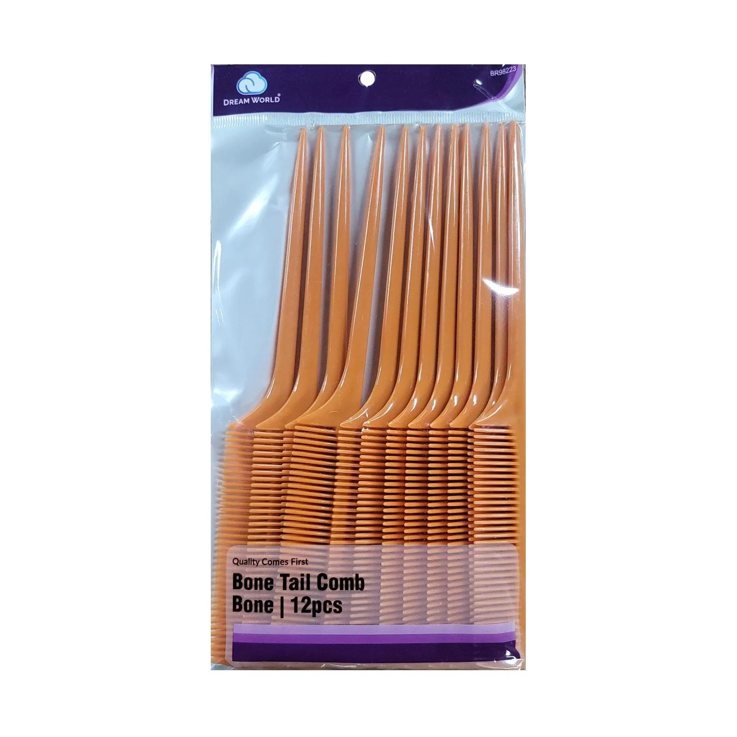 DREAM WORLD | Bone Tail Comb 12pcs