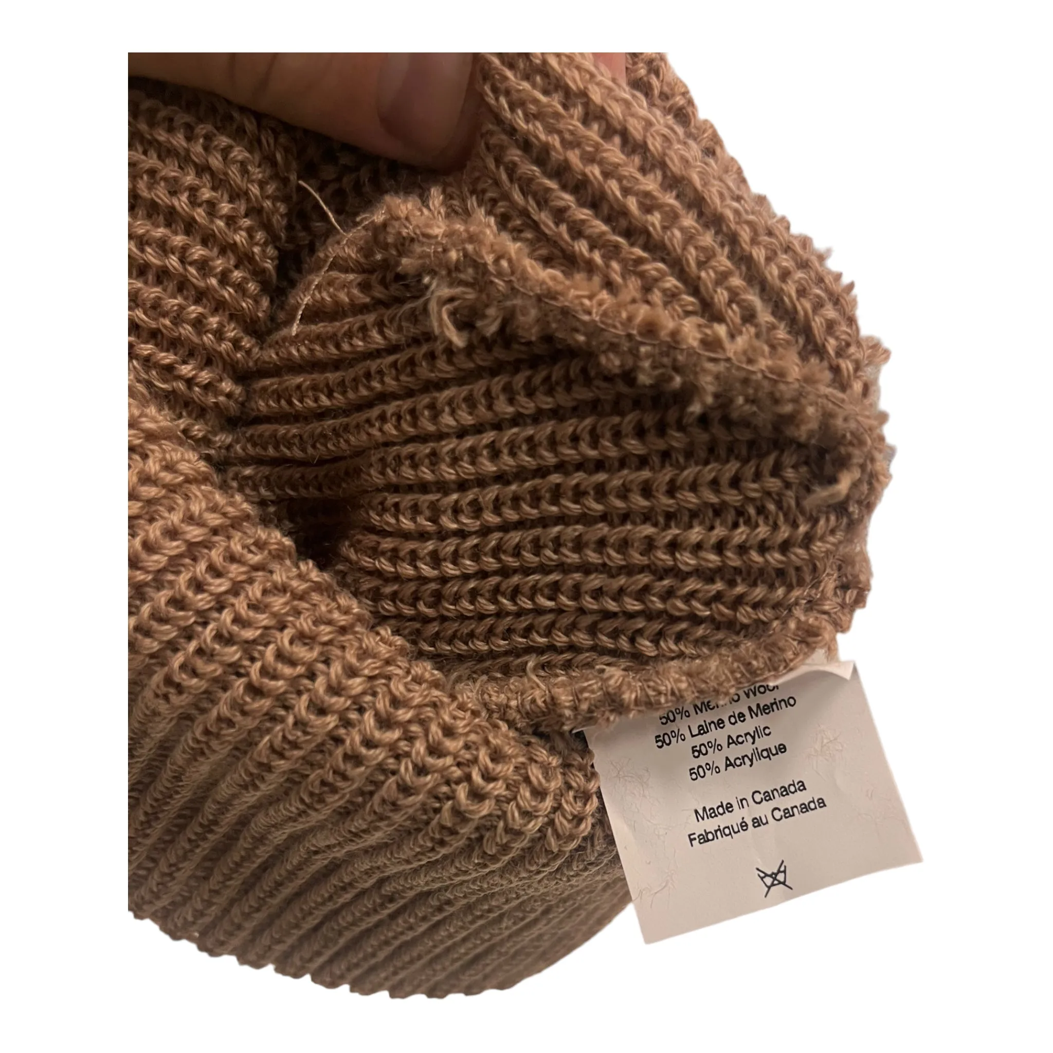 Elipse logo [Mérino Rib beanie] Camel