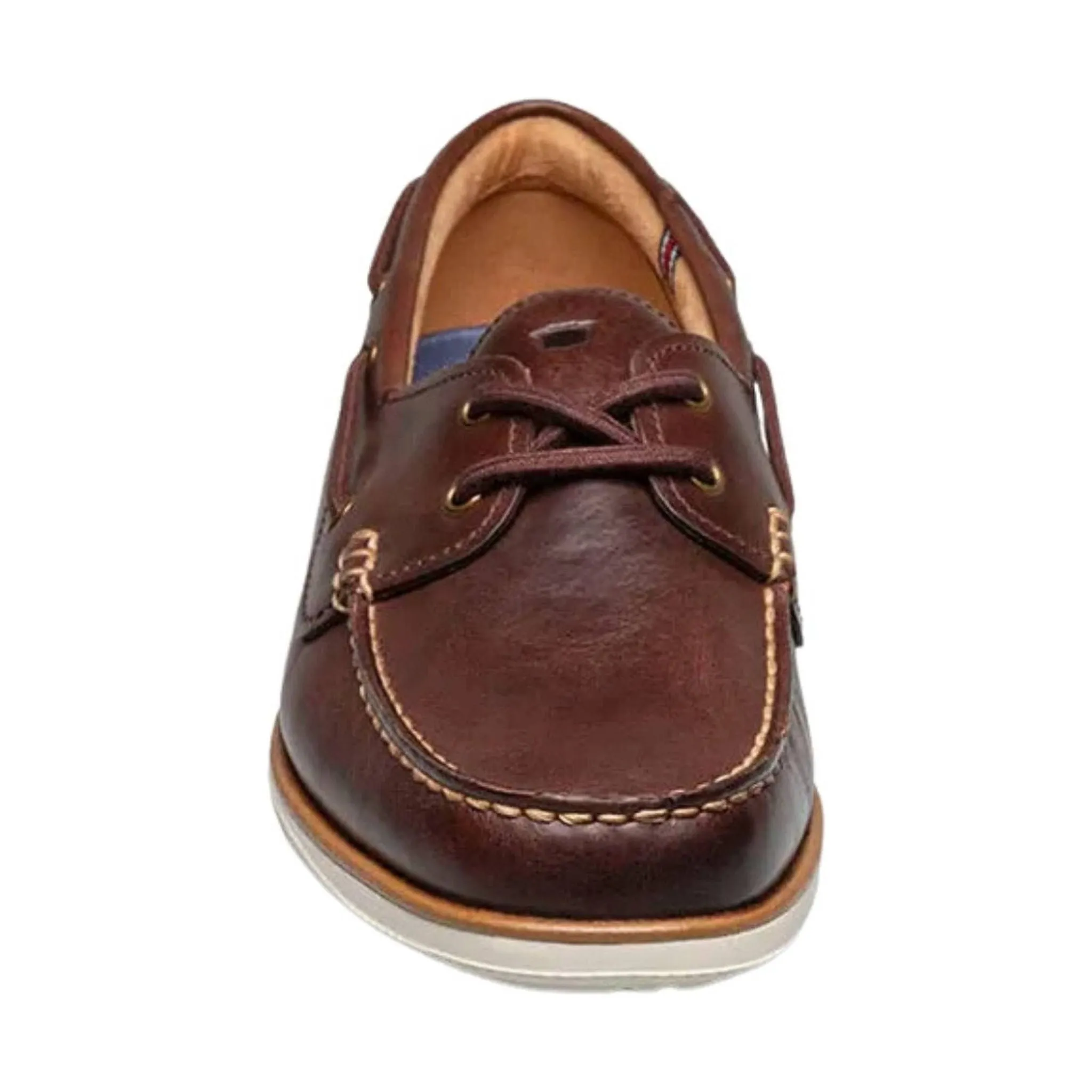 Florsheim Men's Atlantic Moc Toe Boat Shoe - Chocolate