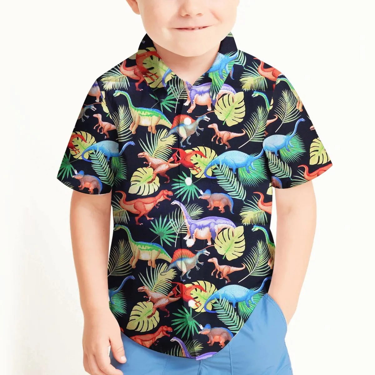 Gearhuman 3D Dinosaur Kid Hawaii Shirt