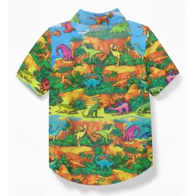 Gearhuman 3D Dinosaur Kid Hawaii Shirt