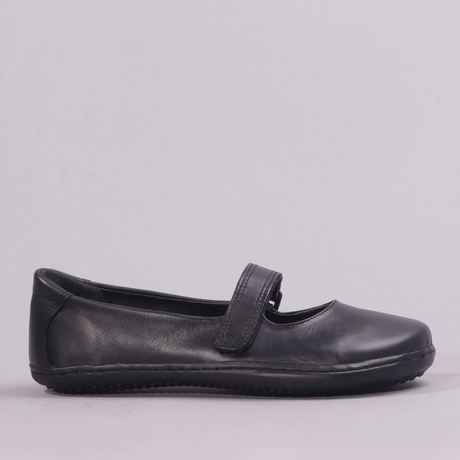 Girls Low-Bar School Shoe in Black Sizes 36-43 - 6612