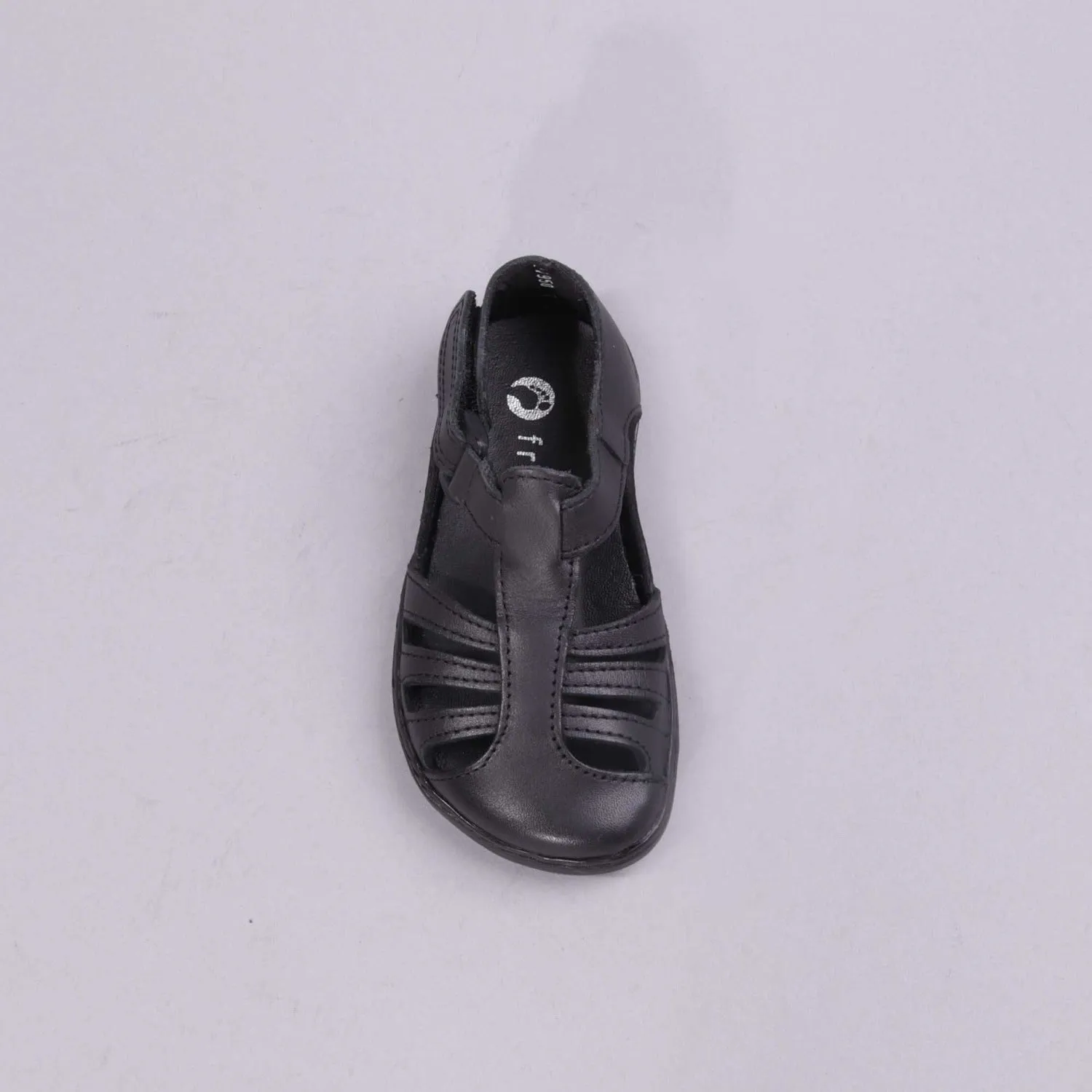 Girls School Sandal in Black Sizes 24 - 27 - 7809