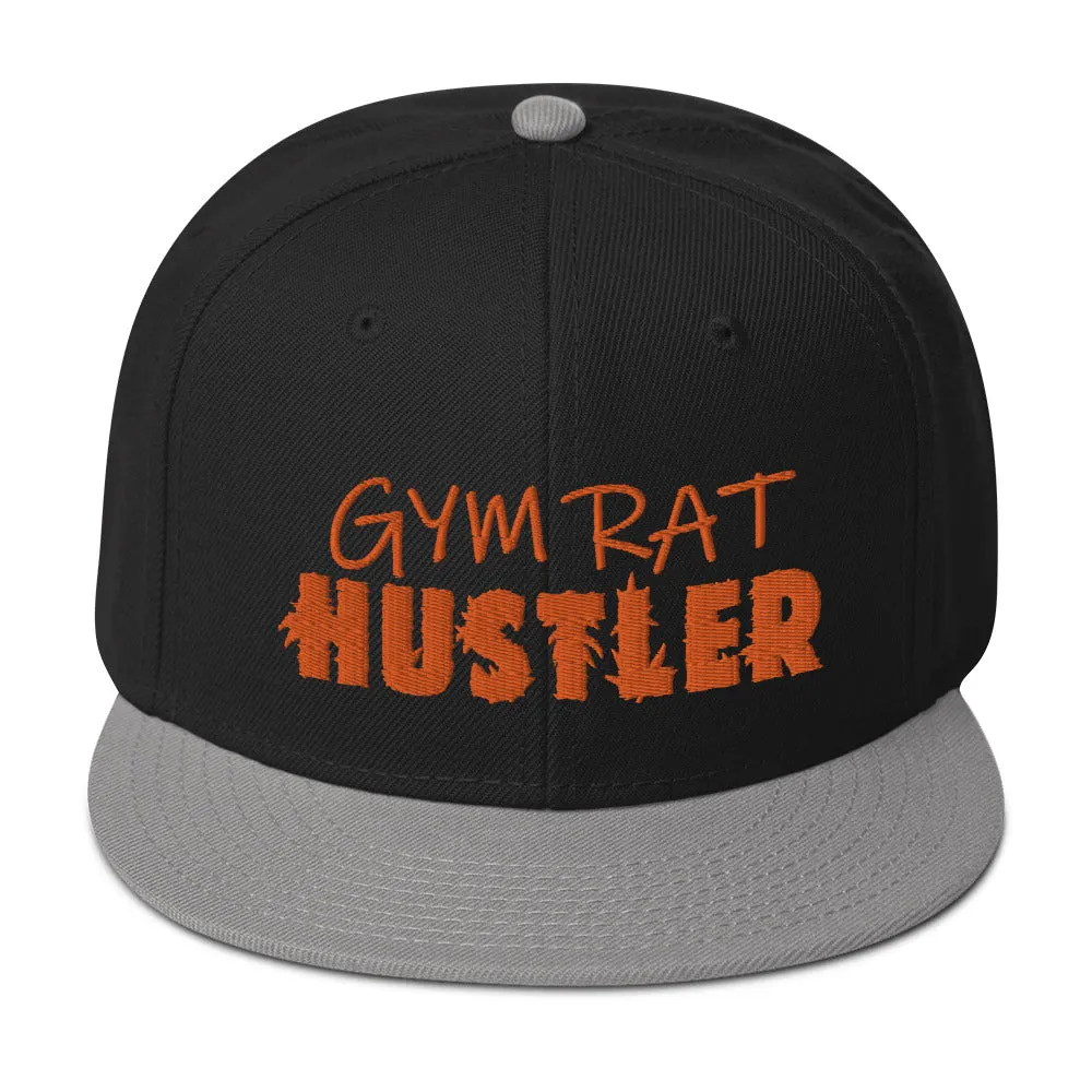 GYM RAT HUSTLER Snapback Cap