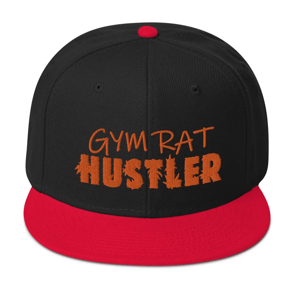 GYM RAT HUSTLER Snapback Cap