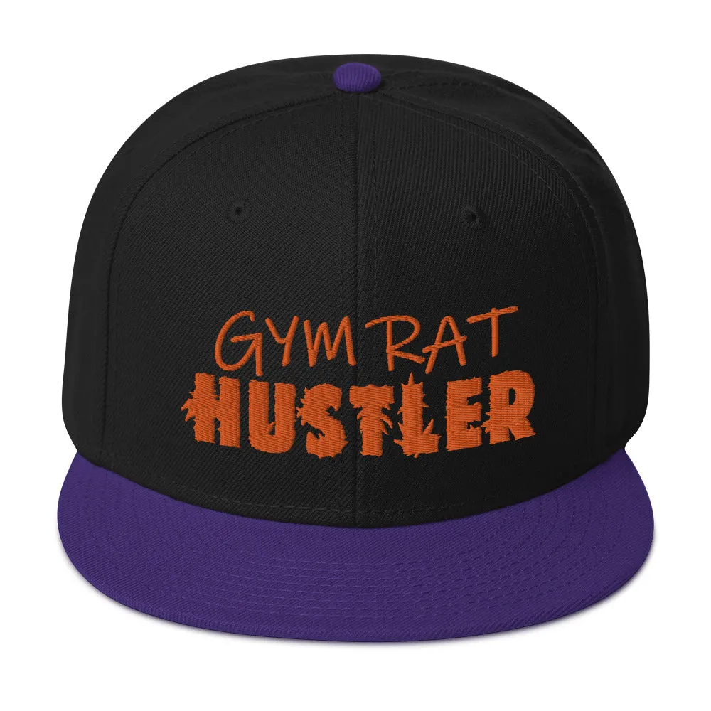 GYM RAT HUSTLER Snapback Cap