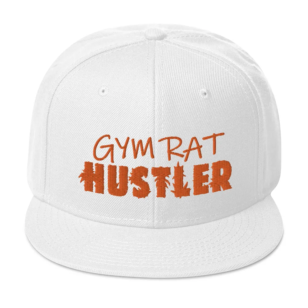 GYM RAT HUSTLER Snapback Cap