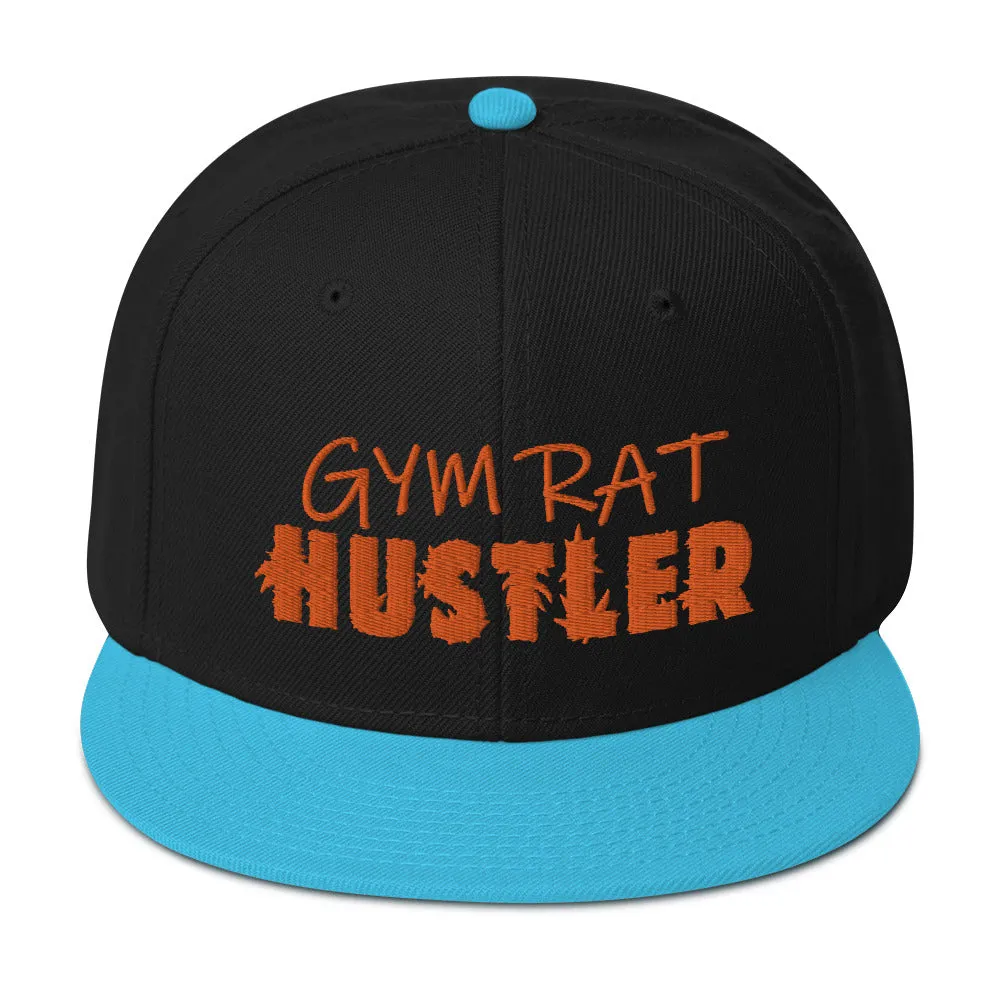 GYM RAT HUSTLER Snapback Cap