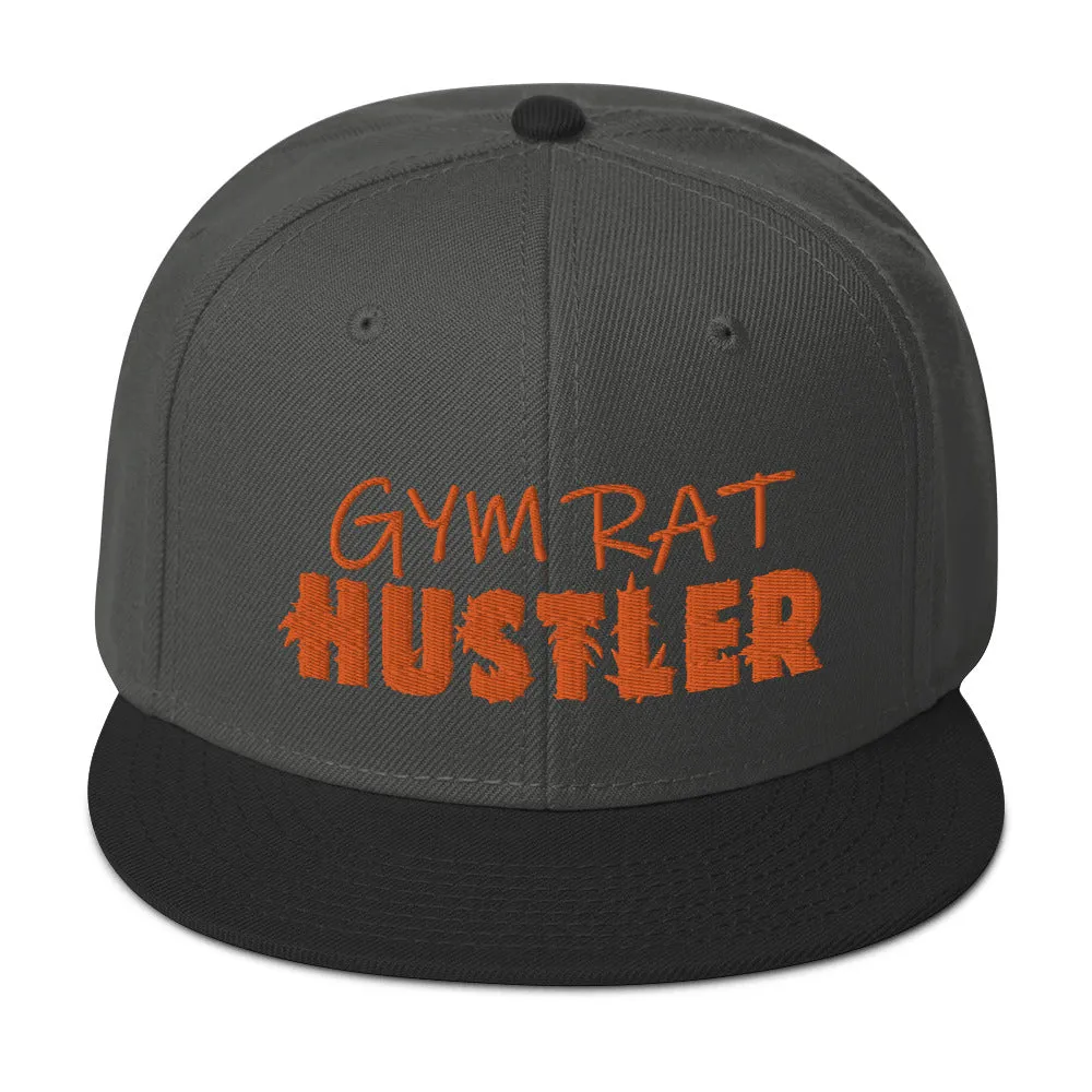 GYM RAT HUSTLER Snapback Cap