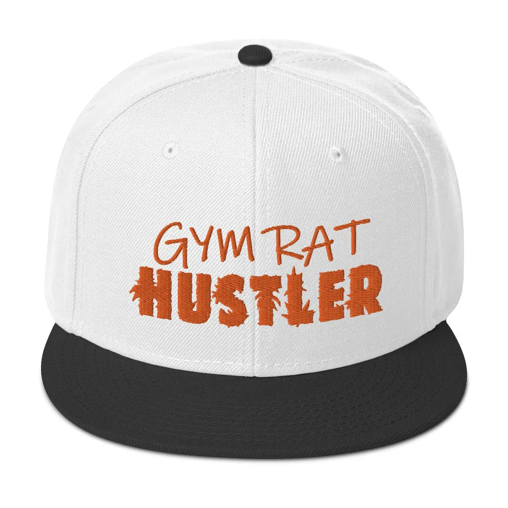 GYM RAT HUSTLER Snapback Cap