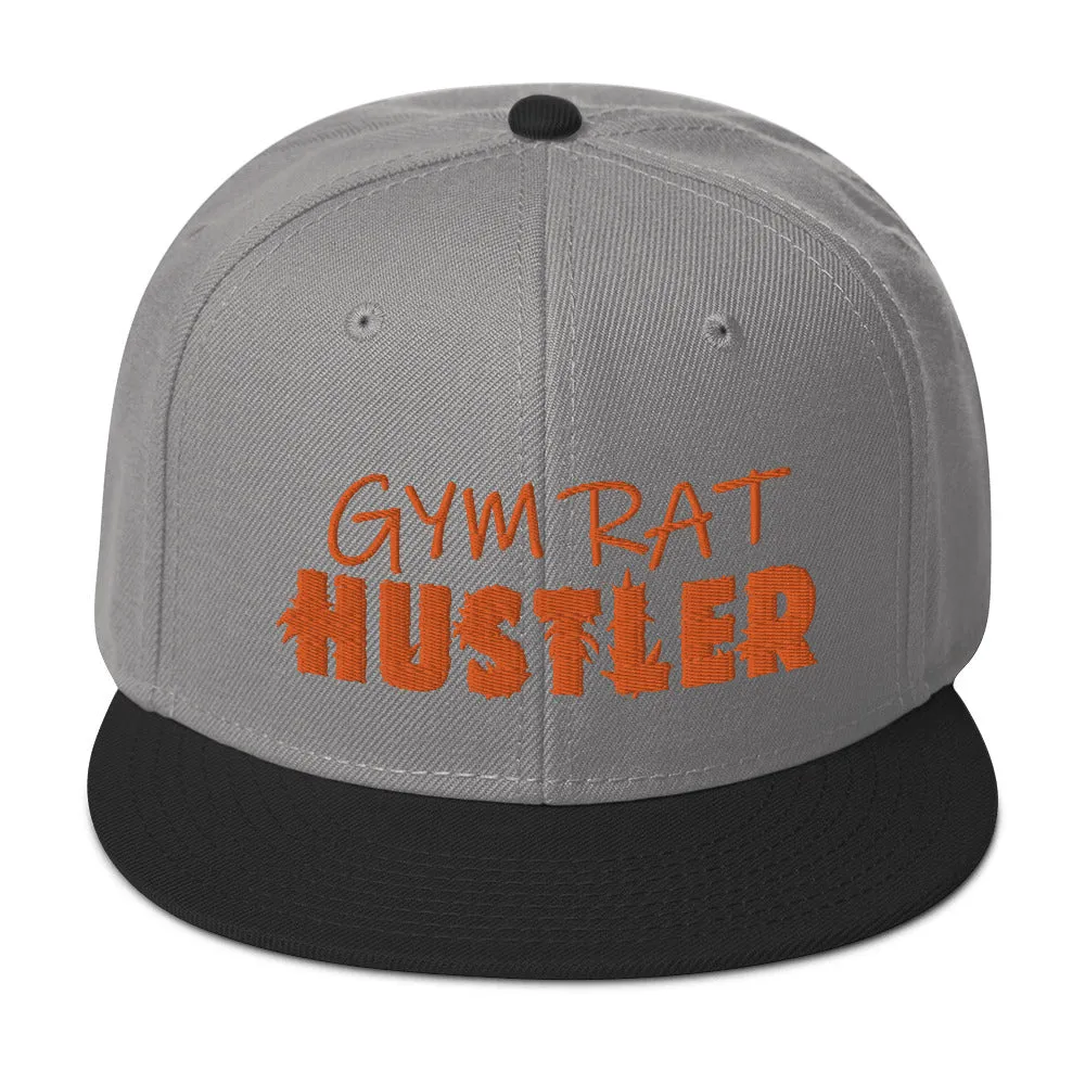 GYM RAT HUSTLER Snapback Cap