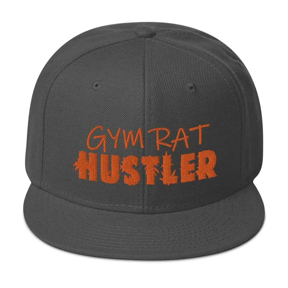 GYM RAT HUSTLER Snapback Cap