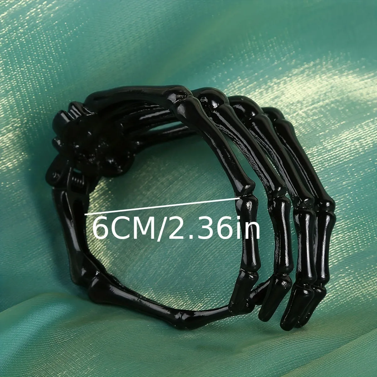 Halloween Gothic Black Skull Ghost Claw Bracelet Halloween Niche Design Personality Unisex Wrist Jewelry