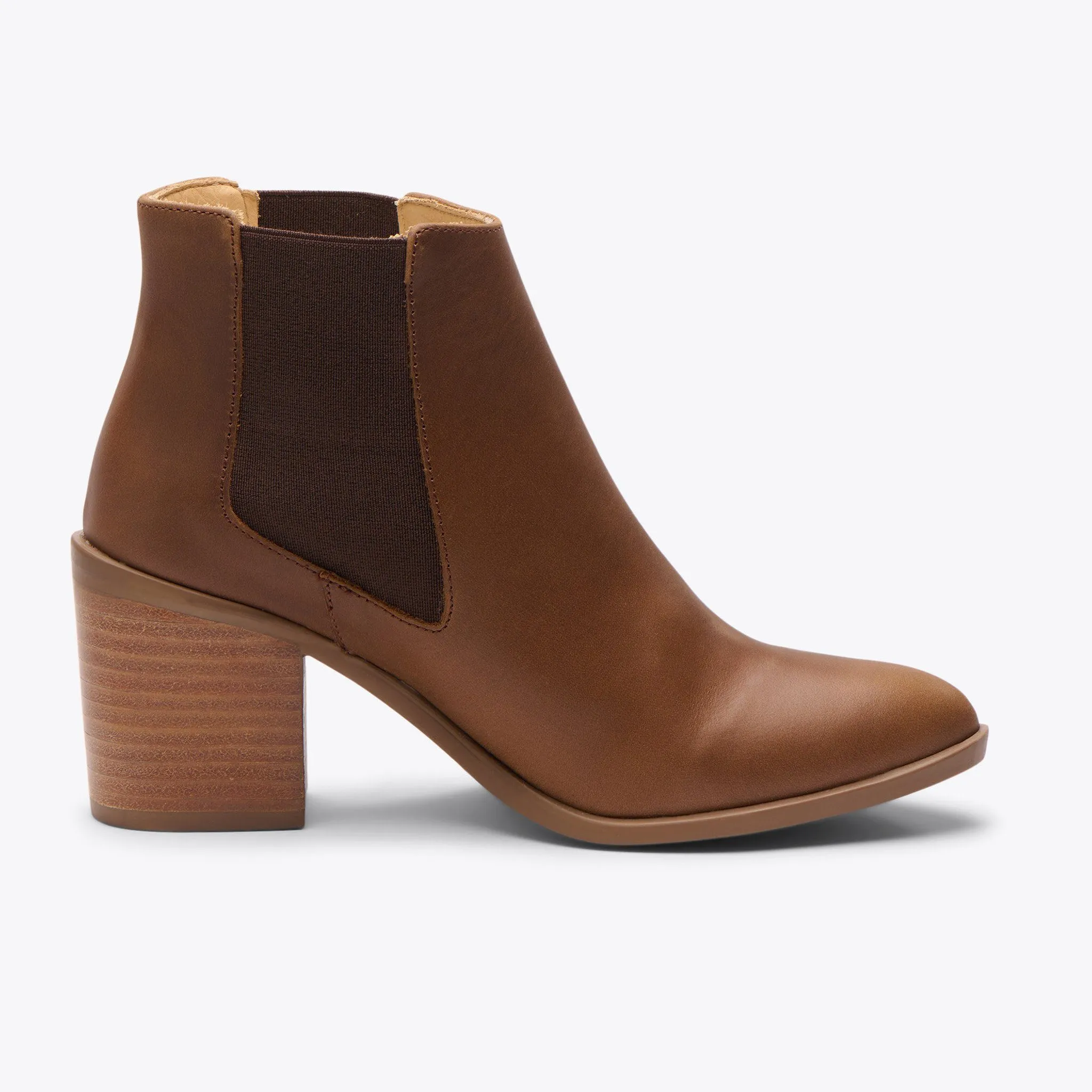 Heeled Chelsea Commuter Boot Brown