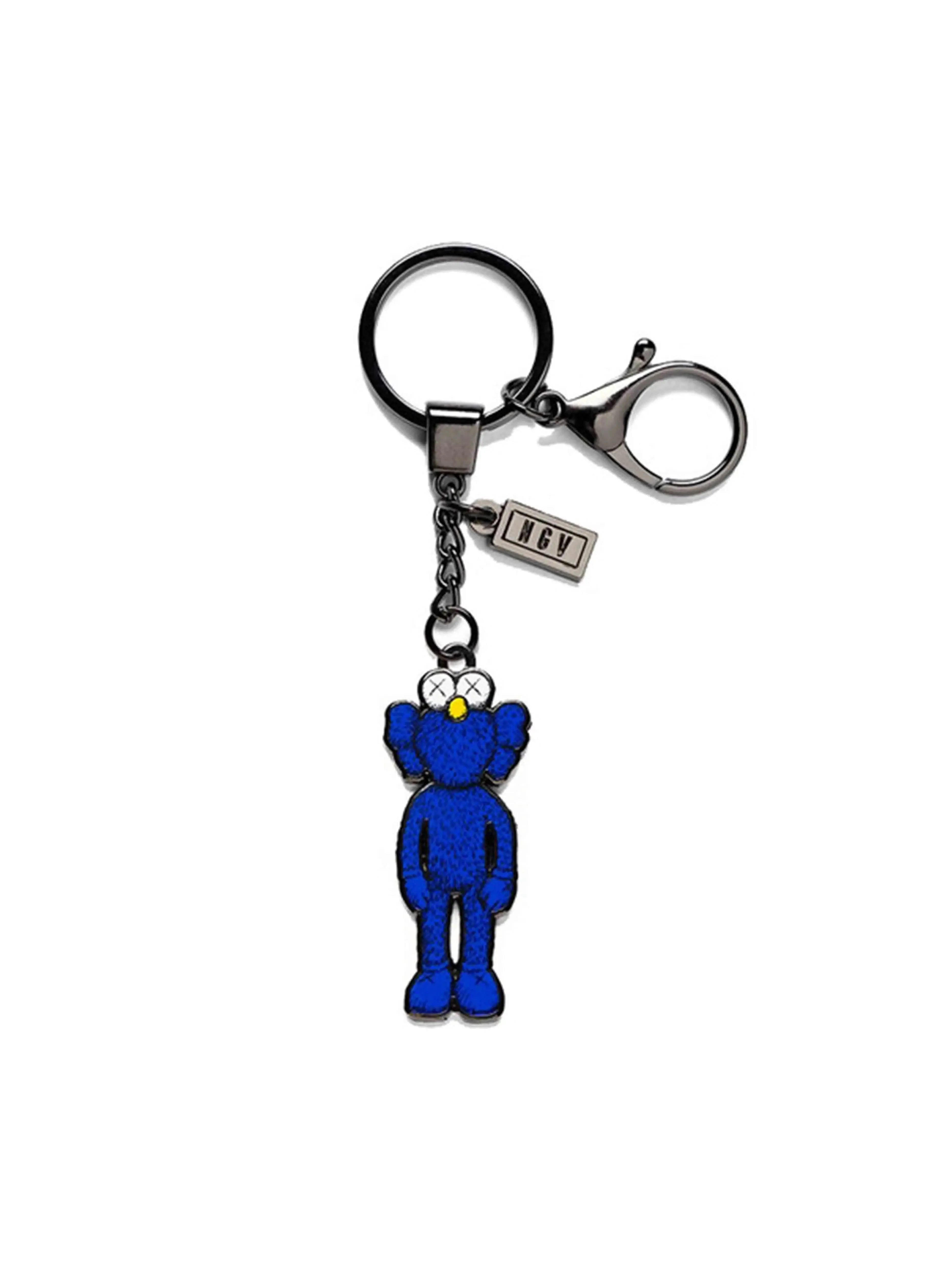 KAWS BFF Keyring Blue