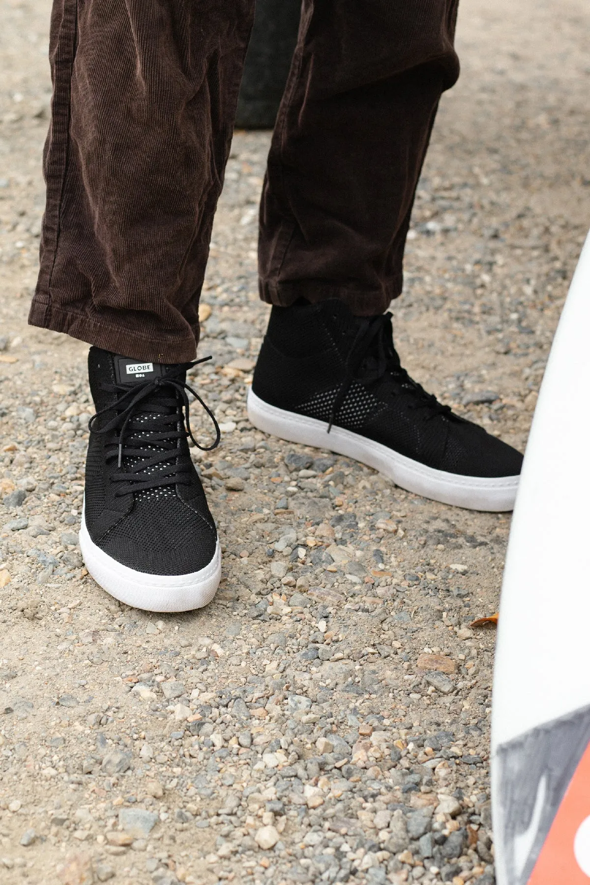 LA Knit - Black/White - Skate Shoes