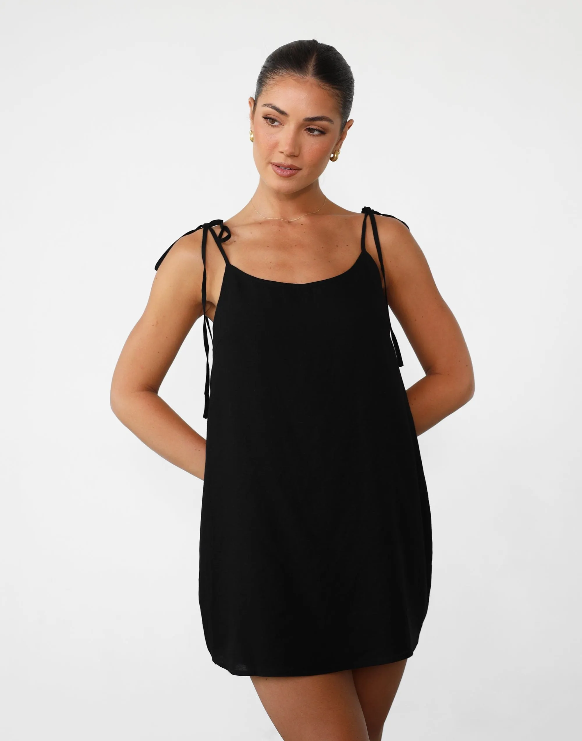 Leighton Mini Dress (Black)