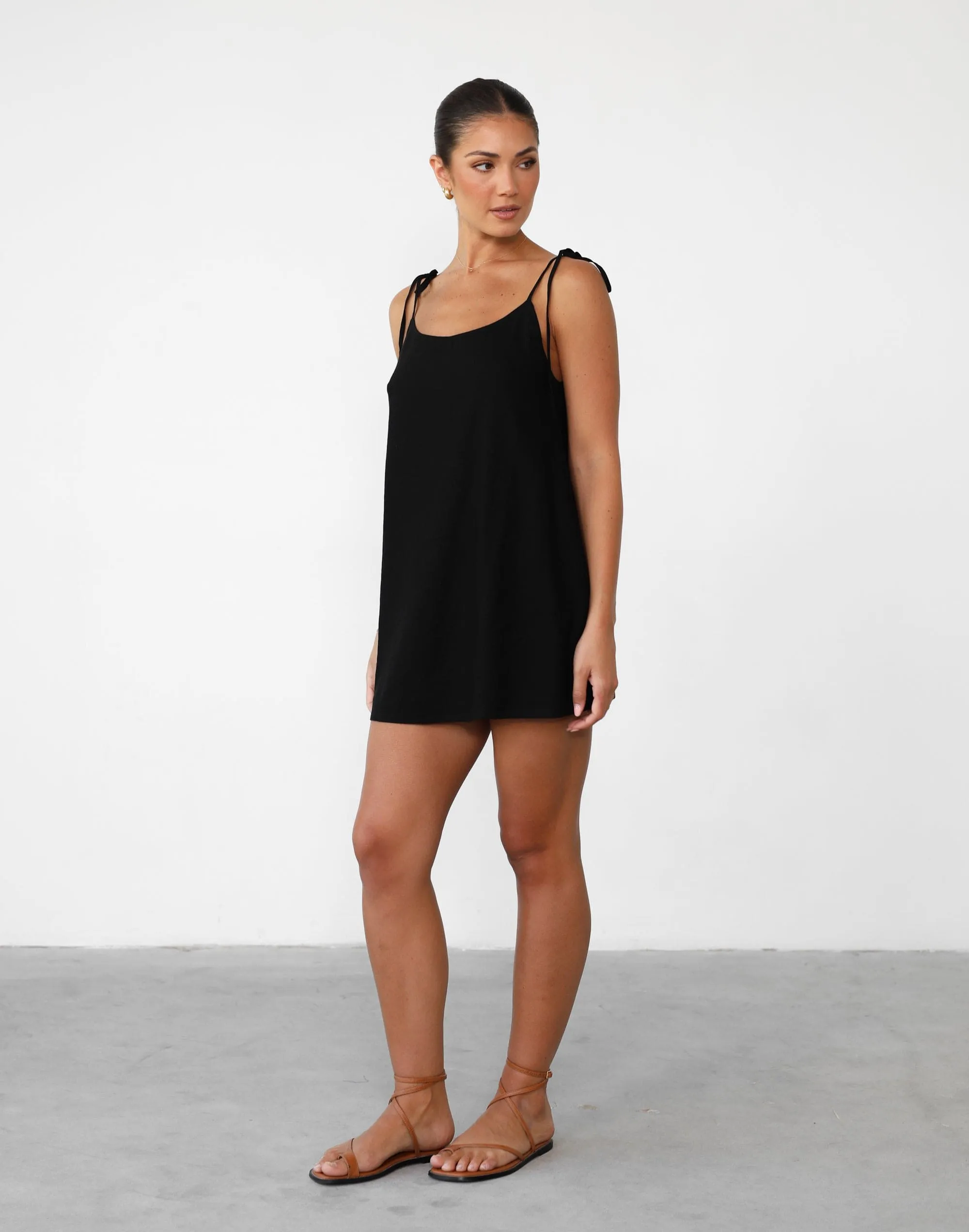 Leighton Mini Dress (Black)