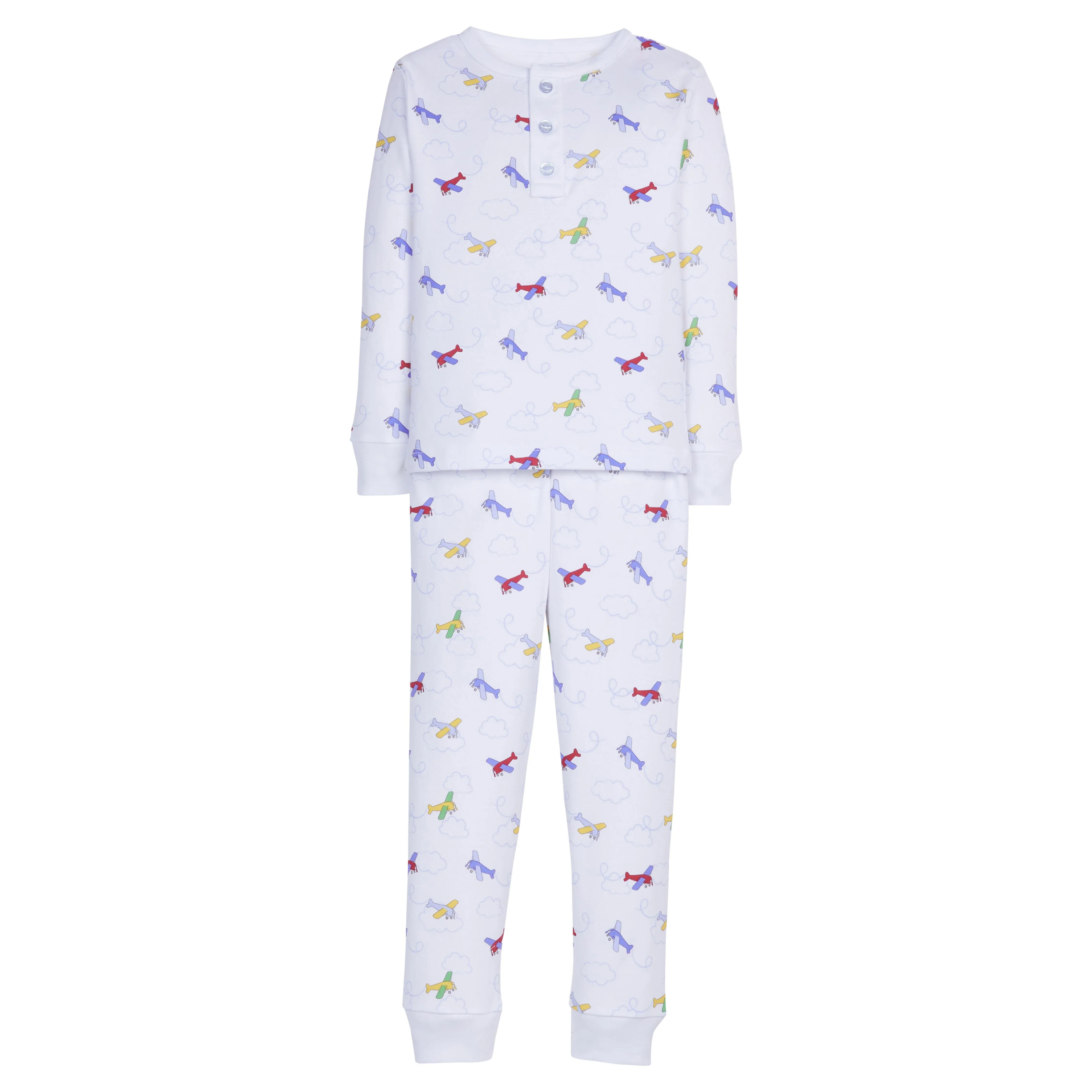 Little English - Kids Pajamas - Airplanes