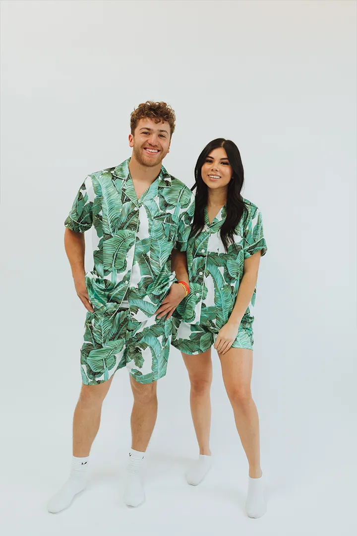 Men's Banana Leaf Shorts set