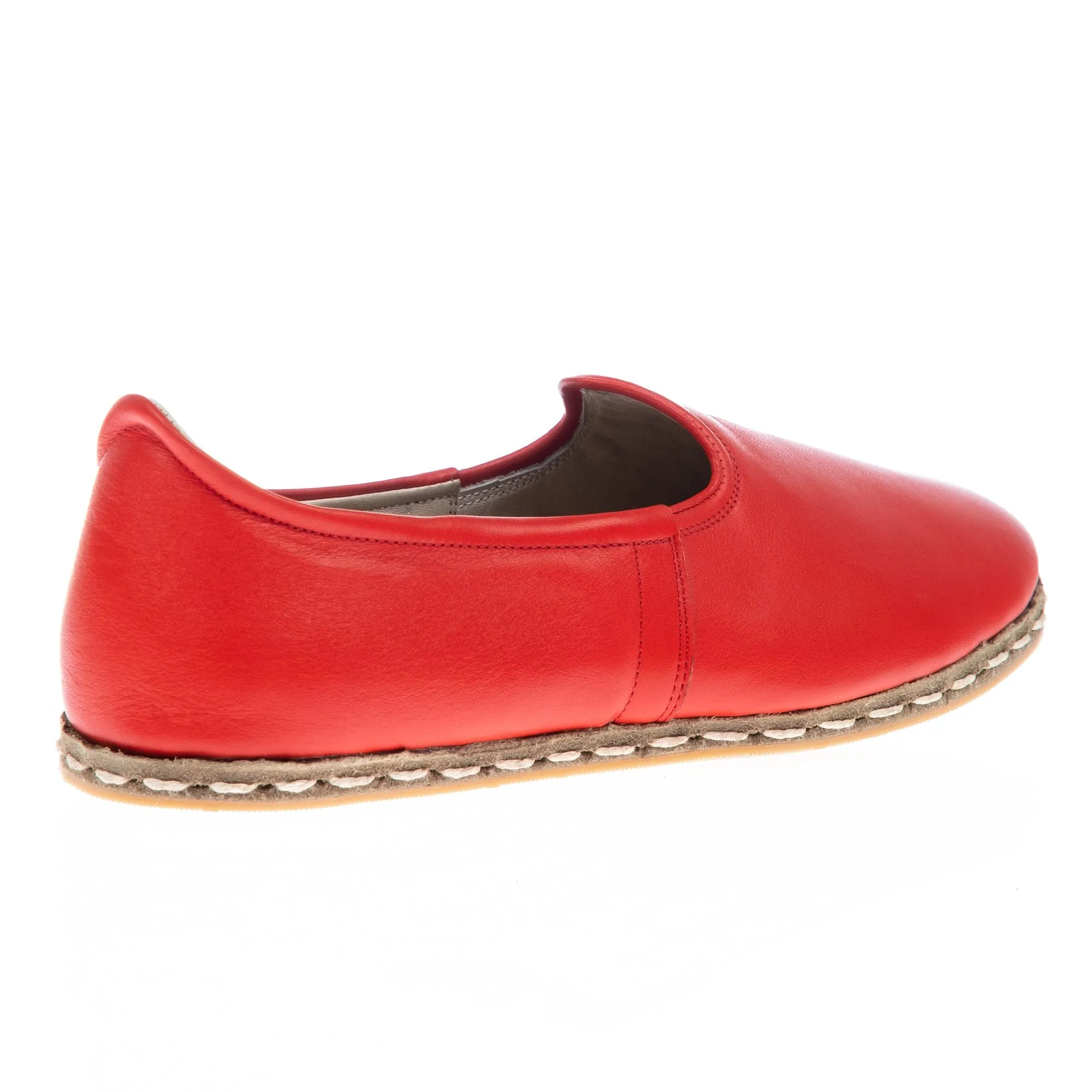 Men's Red Slip On Shoes