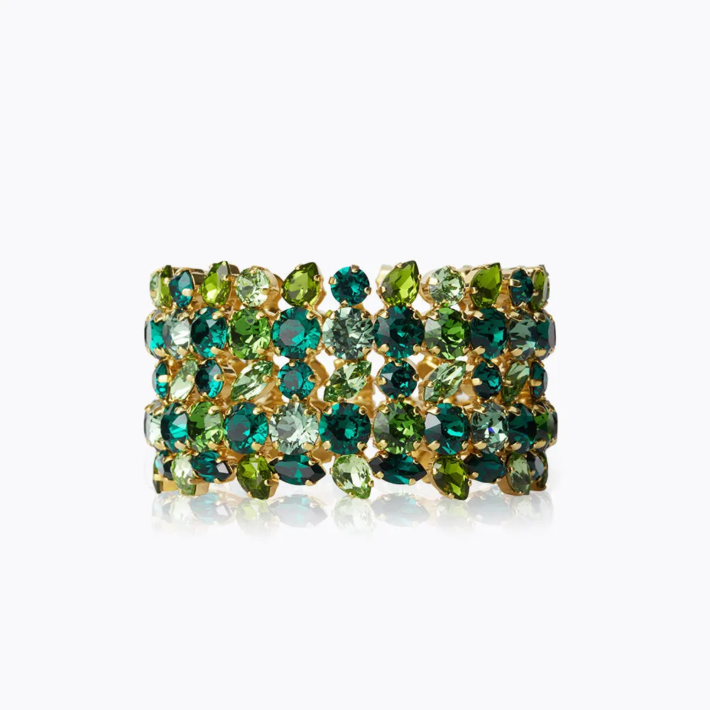 Multi Cuff Bracelet / Green Combo