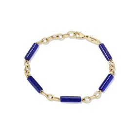 Palace Bead Bracelet Lapis